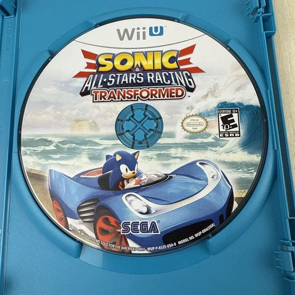 Sonic & All-Stars Racing Transformed (Nintendo Wii U, 2012)